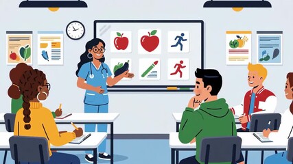 Engaging Classroom Nutrition Education Session With Diverse Students