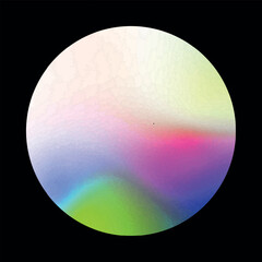 Fluid organic background. Circle isolated. Abstract liquid shapes, colorful elements, gradient waves with round dynamical forms. Vector design for banner, flyer, business card.