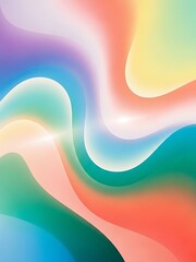 Soft Colorful Abstract Background with Smooth Flowing Shapes, Subtle Glow and Modern Minimalist Design, High Contrast Visuals Ideal for Quiz Videos, Text Overlays and Digital Content