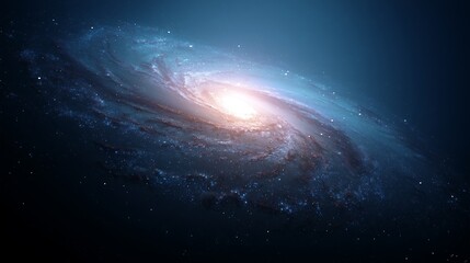 Galaxy in space