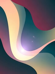 Soft Colorful Abstract Background with Smooth Flowing Shapes, Subtle Glow and Modern Minimalist Design, High Contrast Visuals Ideal for Quiz Videos, Text Overlays and Digital Content