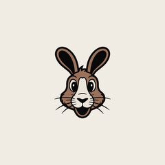 vector illustration of a rabbit