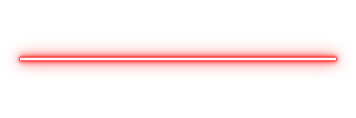 Obraz premium Red glowing horizontal line