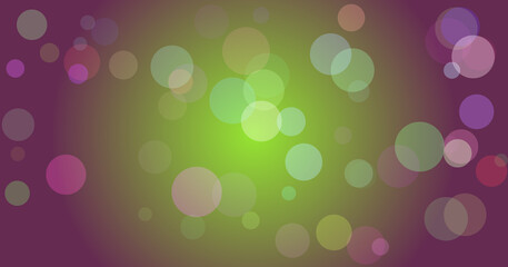 Colorful bokeh lights