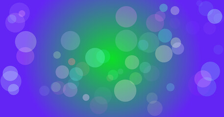 Vibrant gradient circles