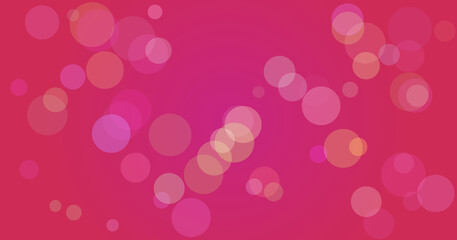 Vibrant pink bokeh background