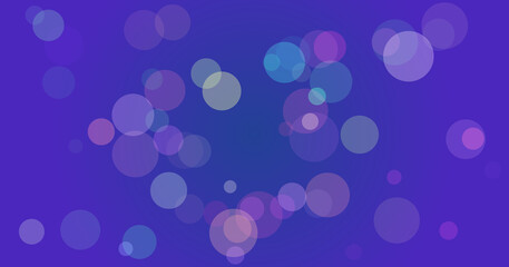 Colorful bubble background