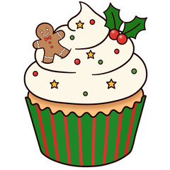 Christmas Cupcake