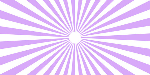 Obraz premium Vintage wallpaper with rays in circus style, vector illustration. Sunburst Pattern Background Rays Sunburst background. The rising sun purple color Sunburst Pattern Background. effect comic simply ray