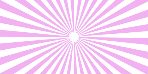 Obraz premium Vintage wallpaper with rays in circus style, vector illustration. Sunburst Pattern Background Rays Sunburst background. The rising sun purple color Sunburst Pattern Background. effect comic simply ray