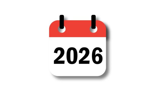 daily business calendar. tear off calendar 2026