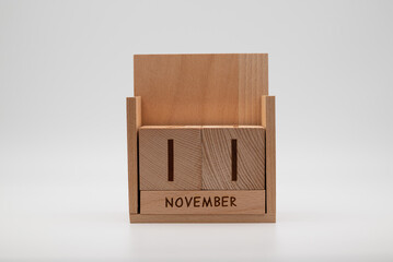 11th November as a symbol of Independence Day and important holidays in many countries.