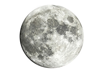 Obraz premium Full moon in detailed view