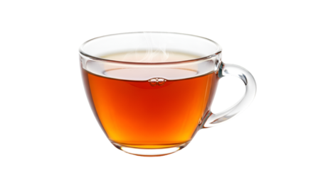 Hot Cup of Tea with Steam drink beverage