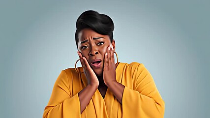 Diverse Woman Showing Shocked Emotions in Reaction Videos for Expressive Content