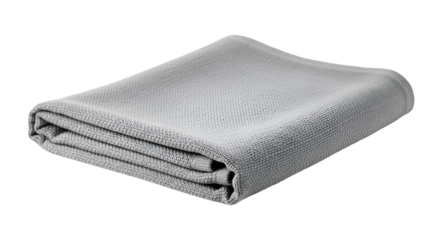 Folded Gray Microfiber Cloth Keywords: cloth, towel, microfiber, gray, folded, fabric, textile