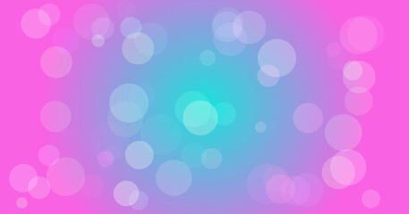 Vibrant bokeh lights