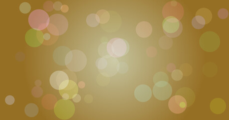 Soft golden bokeh background