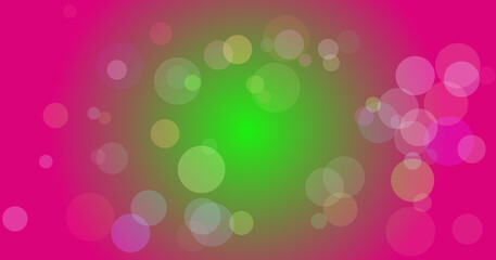 Vibrant bokeh lights