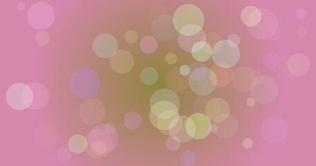 Soft pastel light burst