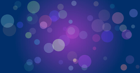 Vibrant bokeh lights