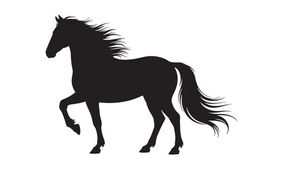 Horse silhouette vector