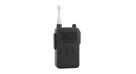 Black Walkie Talkie with Antenna radio communication