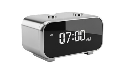 Modern digital alarm clock displaying 700 AM digital clock