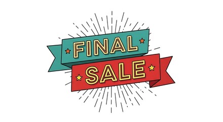 Final sale advertisement graphic