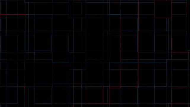 abstract blue background with lines. technology motion. gridiron technology motion video move 
