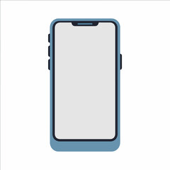 Smartphone Icon: Modern smartphone icon with a blank screen, signifying connectivity and communication in the digital age.