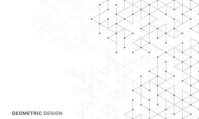 Abstract vector background with a geometric pattern of triangle shapes. Graphic design element 