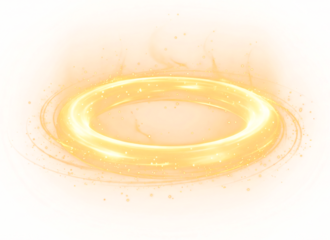 Luminous Halo: A glowing golden halo radiates with a celestial aura, creating a symbol of divinity and enlightenment. 