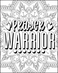 Bible Verse Coloring Page for Adults. Holy Bible Quote Coloring Page