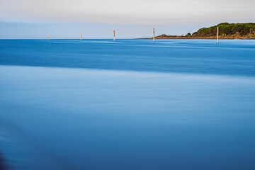 Fototapeta premium nature sceneries inside the Bibione Pineda lagoon during a summer day