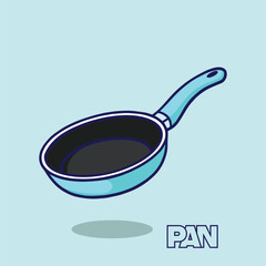 pan illustration icon pan, cookware, skillet, fryingpan, saucepan, kitchen, cooking, chef, food, utensil, nonstick, iron, steel, teflon, bakeware, roast, grill, sauté, fry, boil, simmer, kitchenware, 