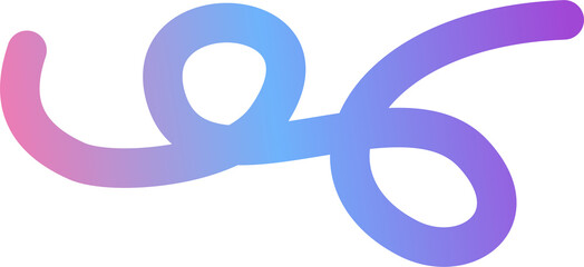 Obraz premium Abstract gradient wave with a smooth transition of pink to purple, symbolizing fluidity and artistic design