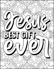 Bible Verse Coloring Page for Adults. Holy Bible Quote Coloring Page