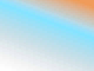 Abstract gradient background blue to orange on transparent background