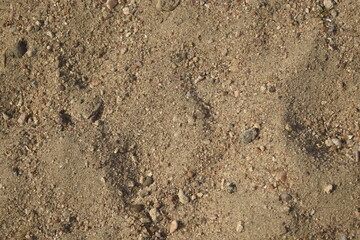 Areia grossa de construção, material de alvenaria