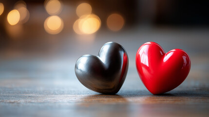 Difference between love and infatuation visualization, genuine connection versus temporary attraction, lasting affection compared to fleeting passion, emotional depth versus surfac