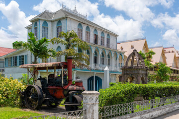 Guyana, Georgetown, the colonial building of the City Hall 