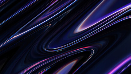 Fototapeta premium Abstract background of liquid metal texture on a dark background