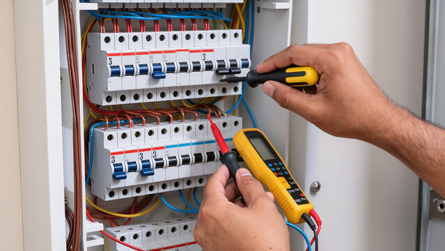electrician at work