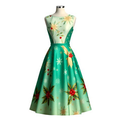 elegant dress on a mannequin png Mockup Design 