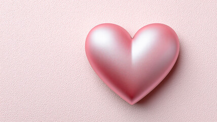 Pink heart background, Valentine's Day greeting card