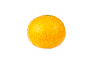 Fresh Whole Orange on Transparent Background - Vibrant Citrus Fruit for Healthy Eating