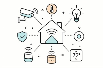 Smart Home Automation Ecosystem Diagram