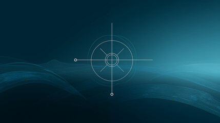 Abstract Geometric Design Symbolizing IT and Technology in Digital Networks