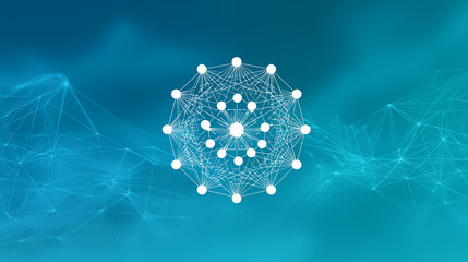 Abstract blue background with light, water-like motion, and scientific energy design